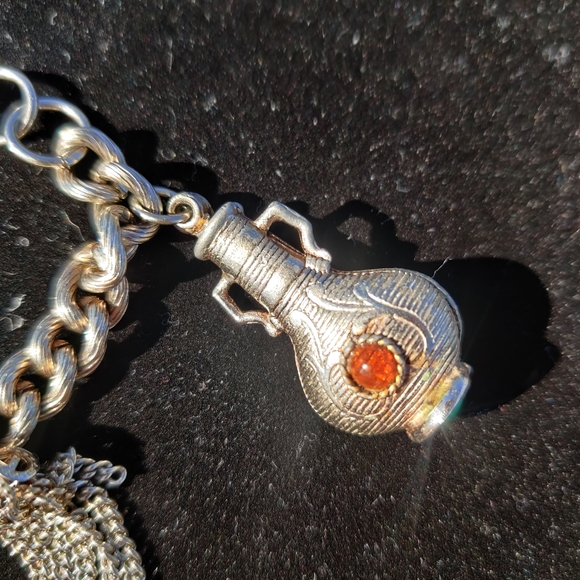 Antique tibetan charm bracelet - Picture 2 of 5